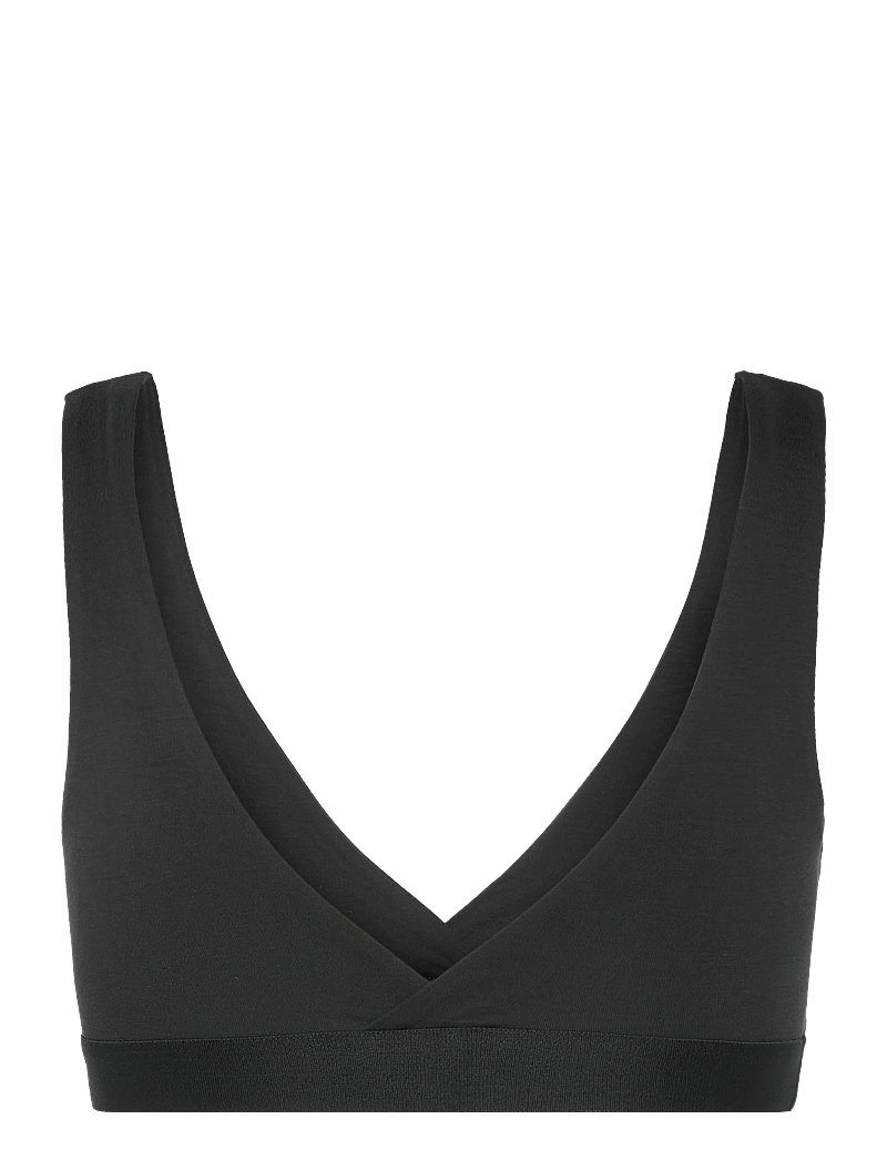 Organic Basics - Soft Touch Basic Bralette - rinnahoidja - black - 1