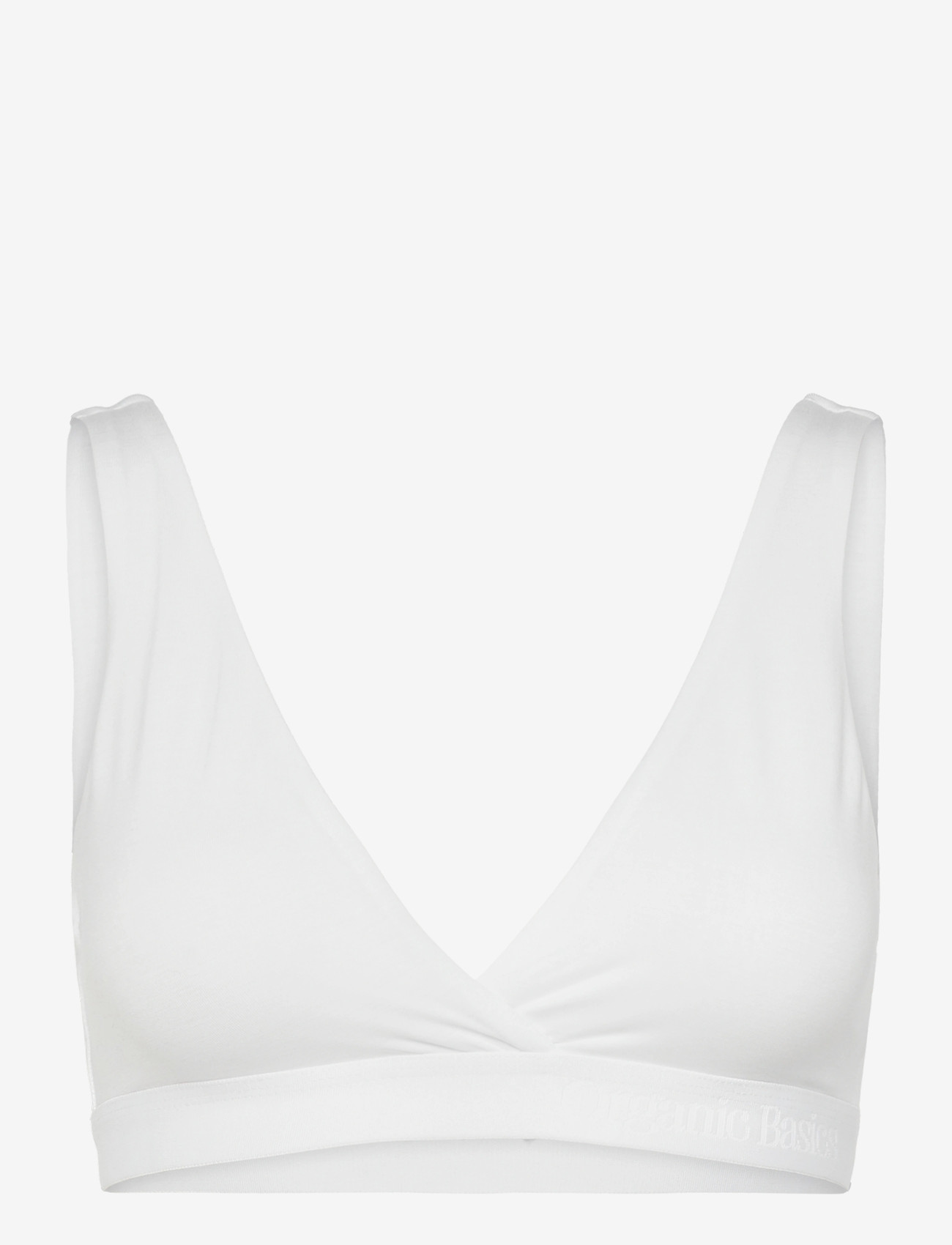Organic Basics - Soft Touch Basic Bralette - rinnahoidja - white - 0