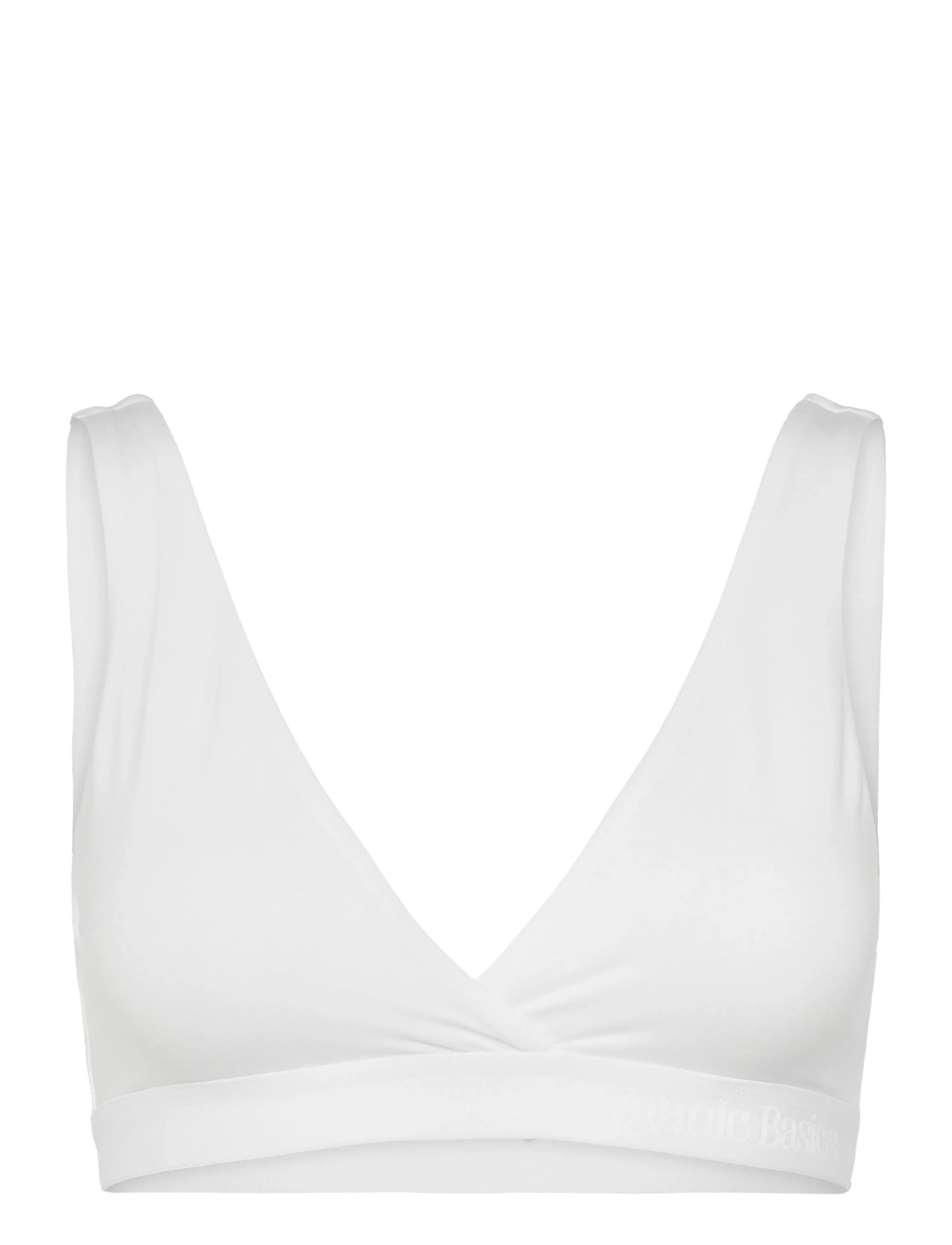 Organic Basics Soft Touch Basic Bralette - BH'er - WHITE / white