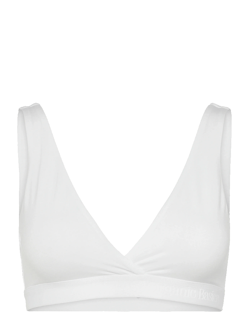 Organic Basics - Soft Touch Basic Bralette - rinnahoidja - white - 0