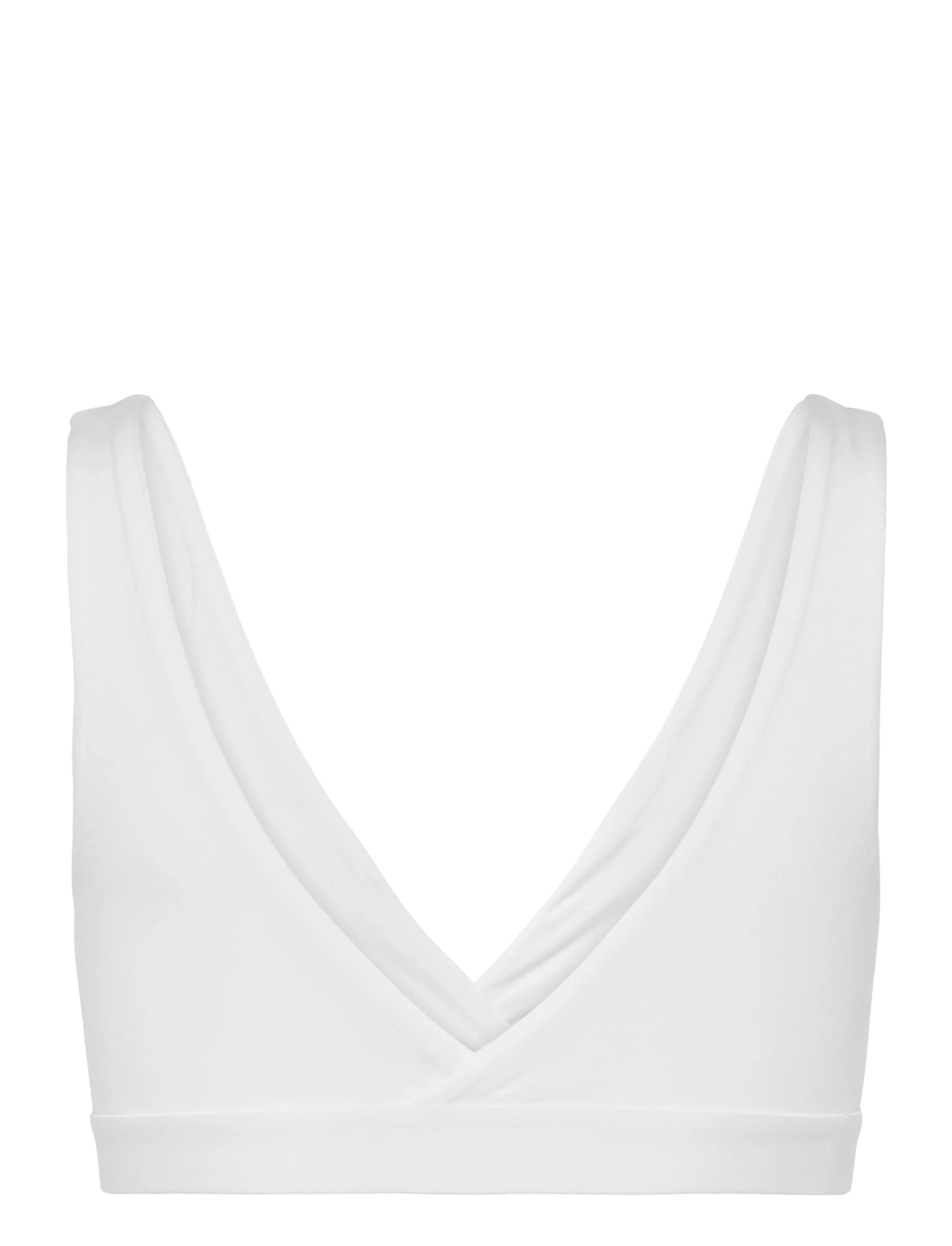 Organic Basics - Soft Touch Basic Bralette - bralette - white - 1