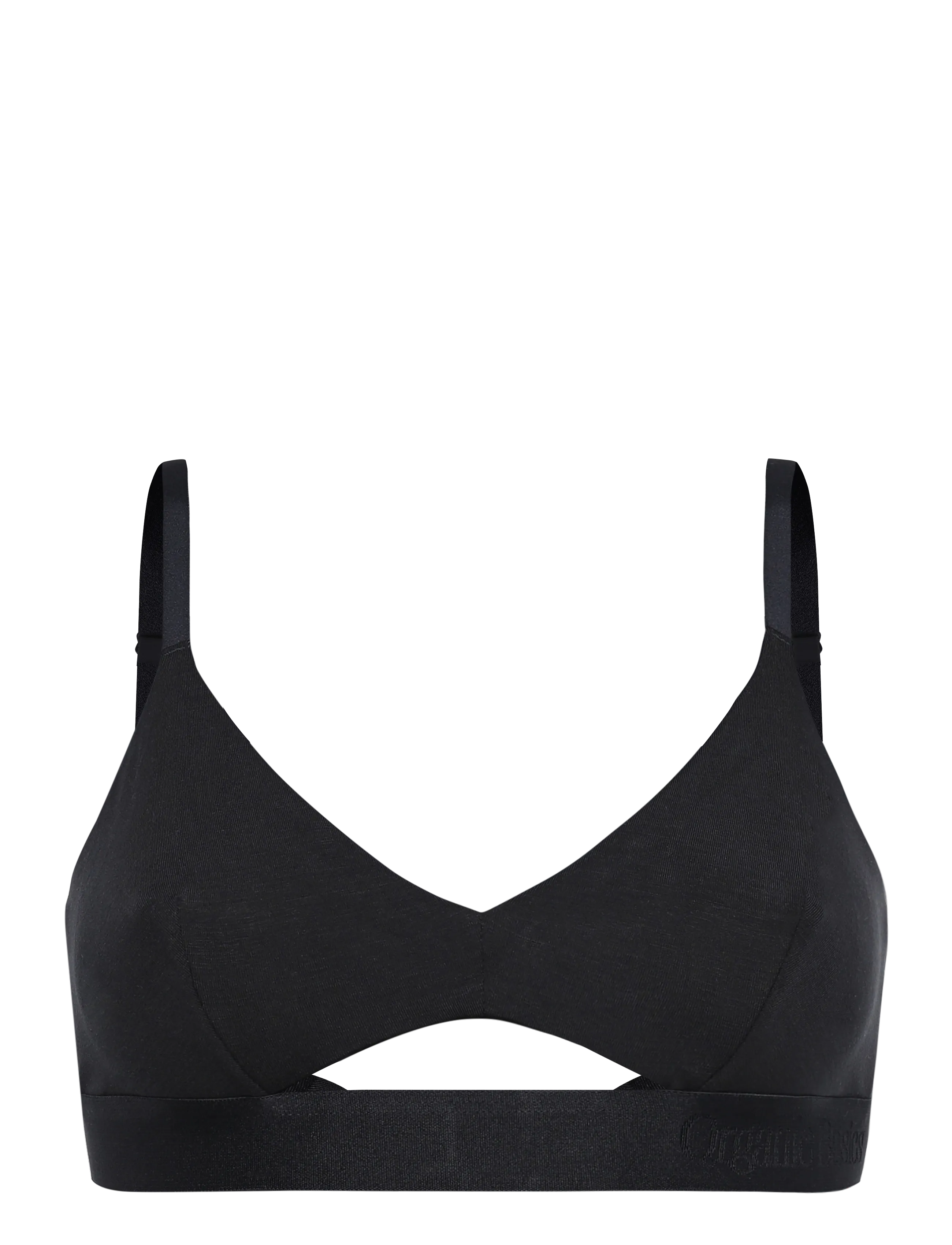 Organic Basics Soft Touch Bralette - Underkläder - BLACK / black