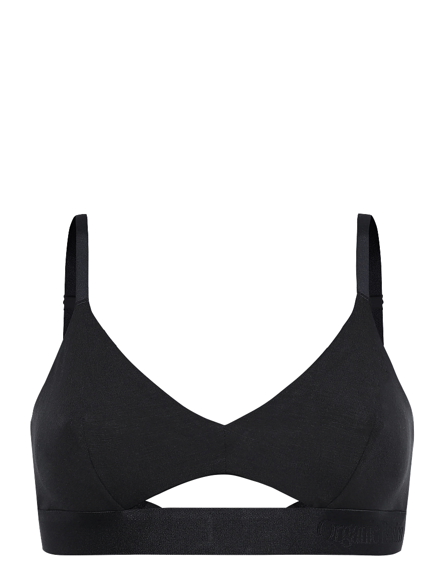 Organic Basics - Soft Touch Bralette - bralette - black - 0