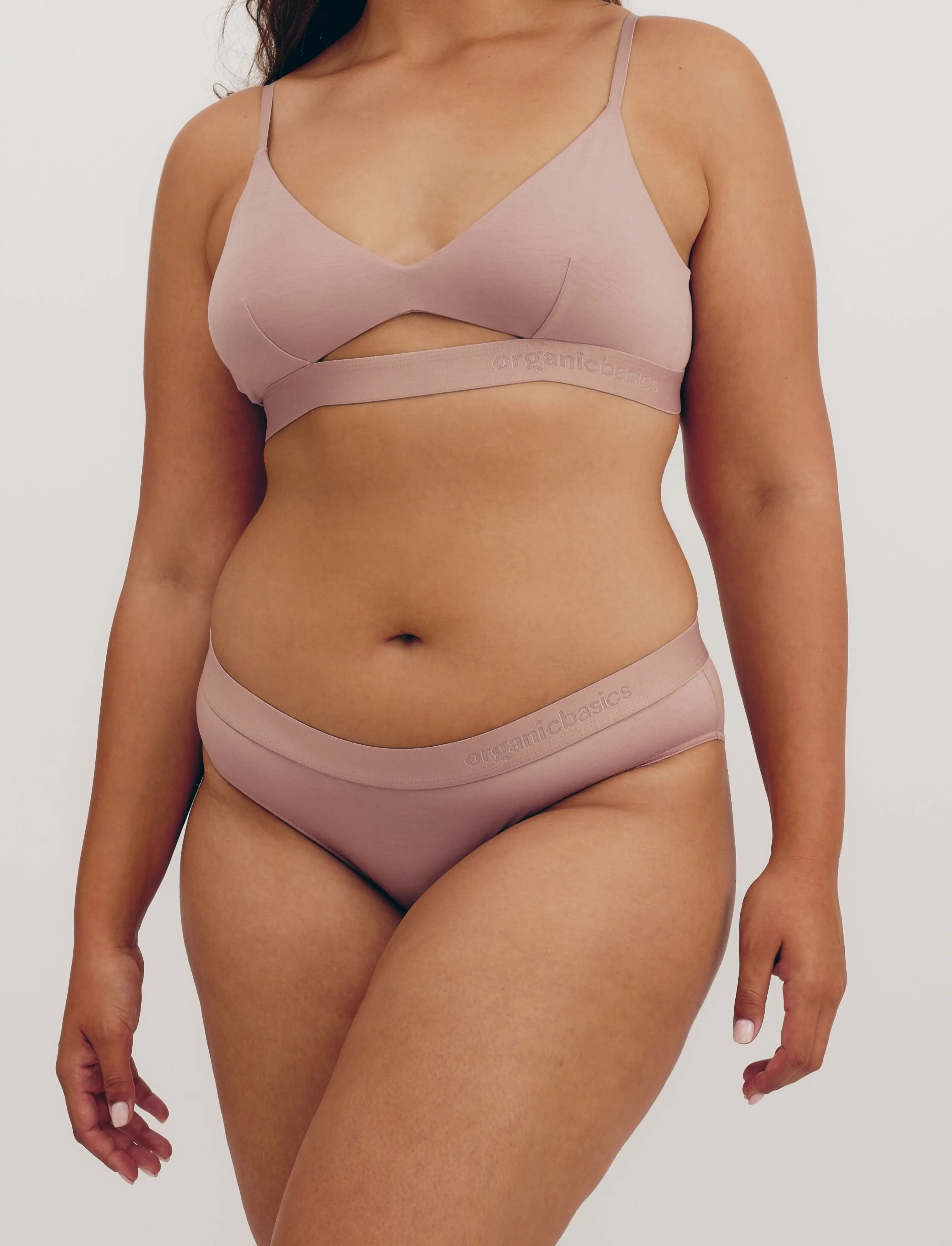Organic Basics - Soft Touch Bralette - braletid - dusty rose - 5