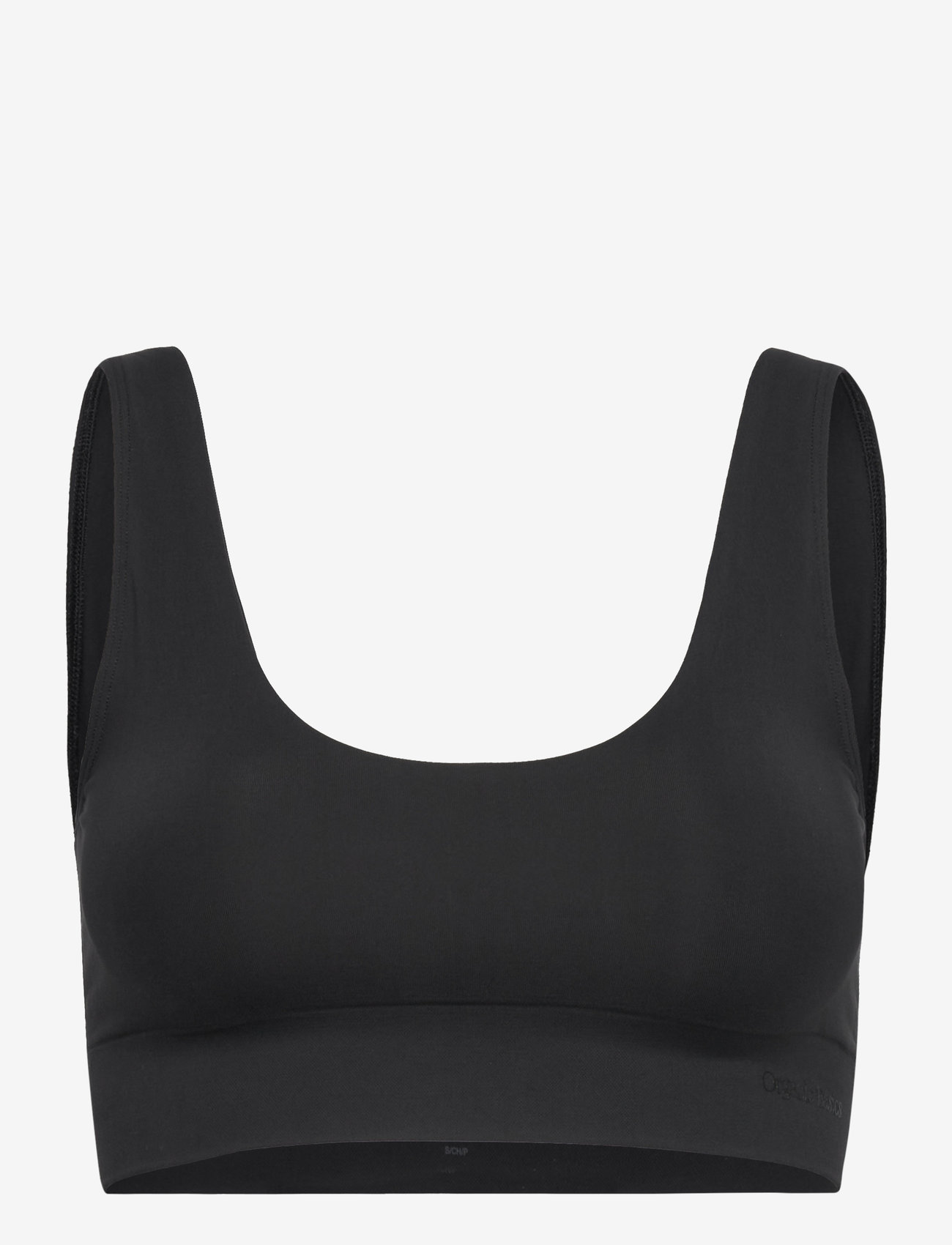 Organic Basics - Smooth Bralette - tank-top-bhs - black - 0