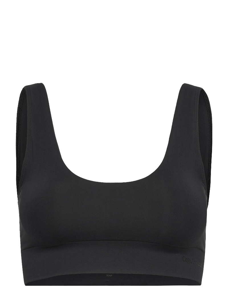 Organic Basics - Smooth Bralette - tank-top-bhs - black - 0