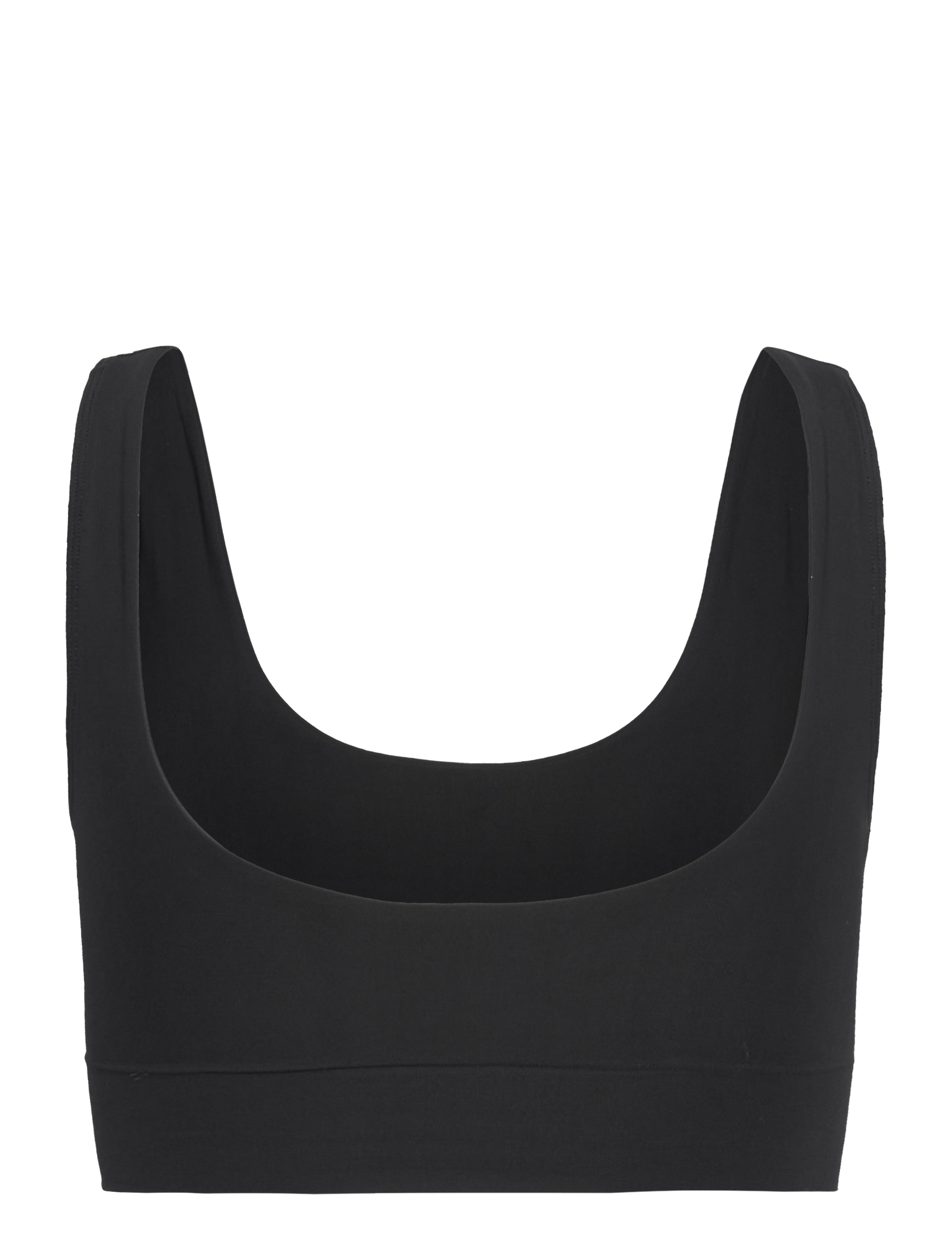 Organic Basics - Smooth Bralette - tank top rinnahoidjad - black - 2