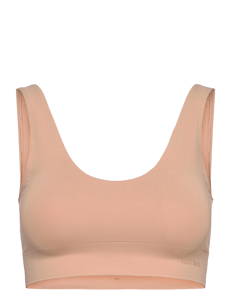 Organic Basics - Smooth Bralette - bh-linnen - hazelnut - 1