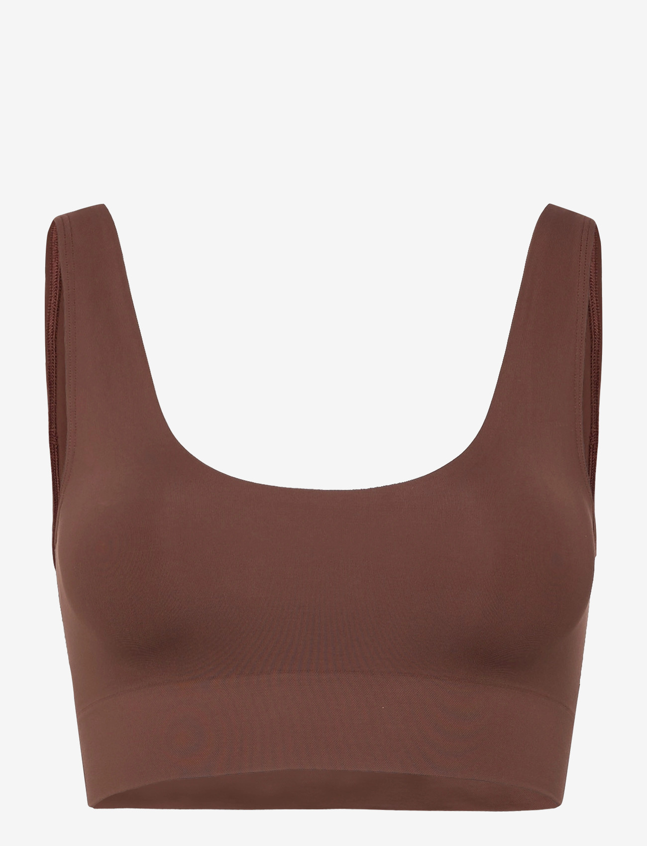 Organic Basics - Smooth Bralette - tank top-bh'er - walnut - 0
