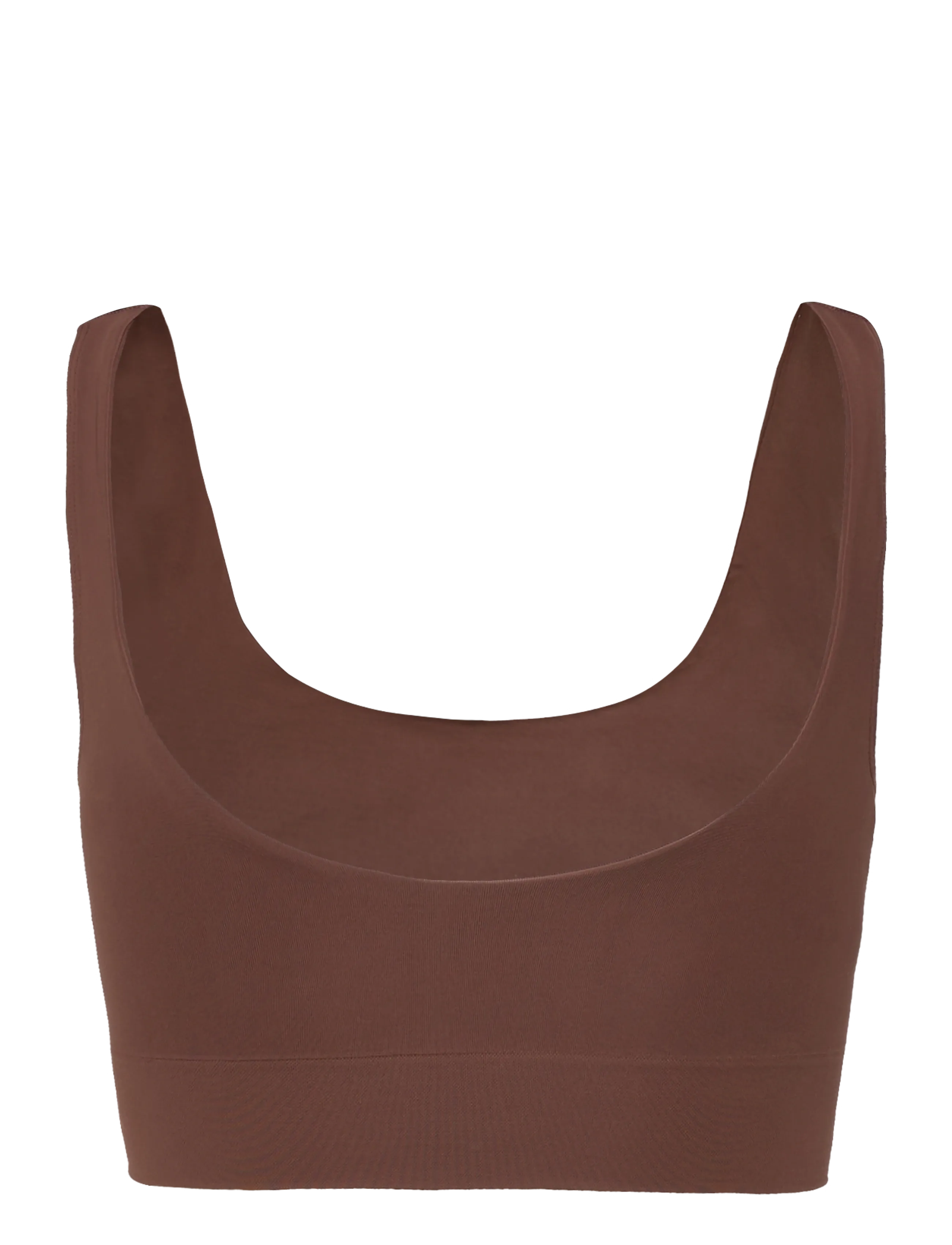 Organic Basics - Smooth Bralette - tank top-bh'er - walnut - 1