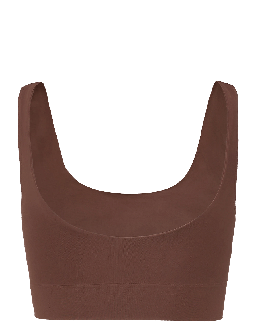 Organic Basics - Smooth Bralette - tank top-bh'er - walnut - 1