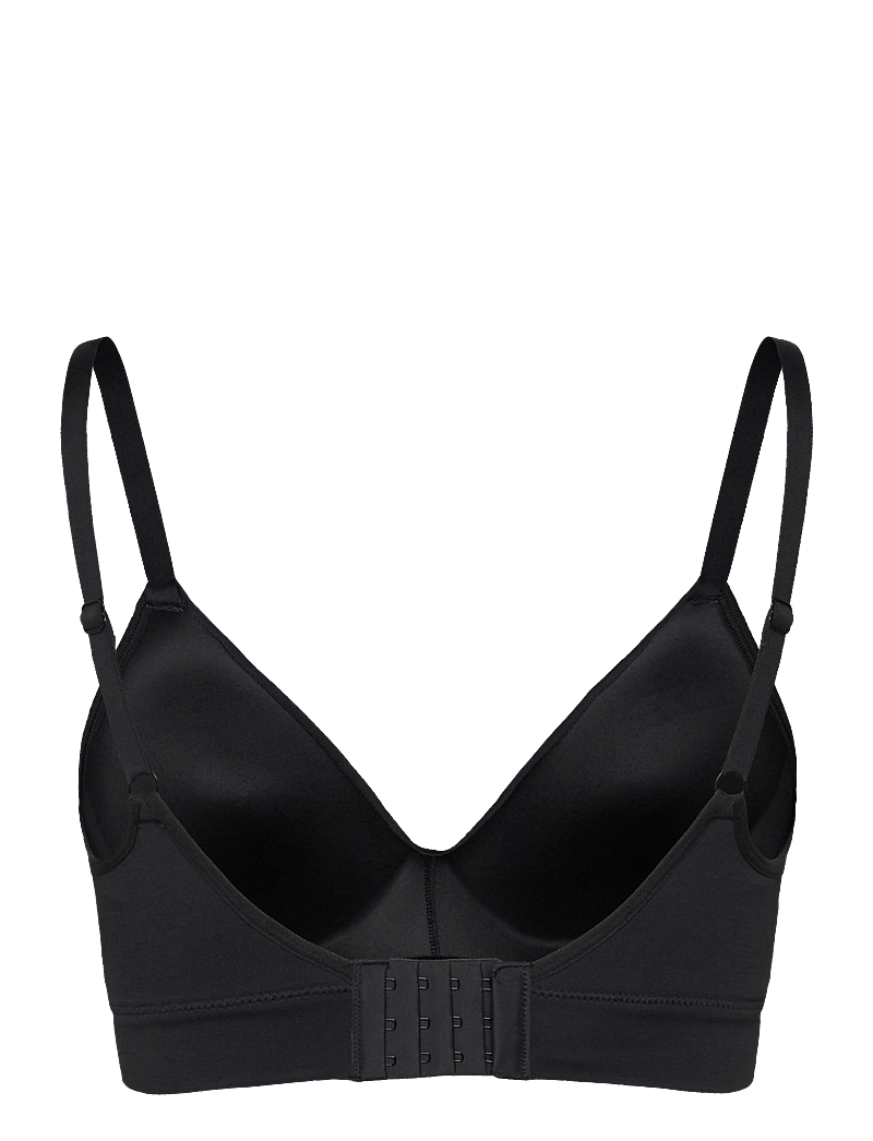 Organic Basics - Smooth Padded Bra - bralette - black - 1