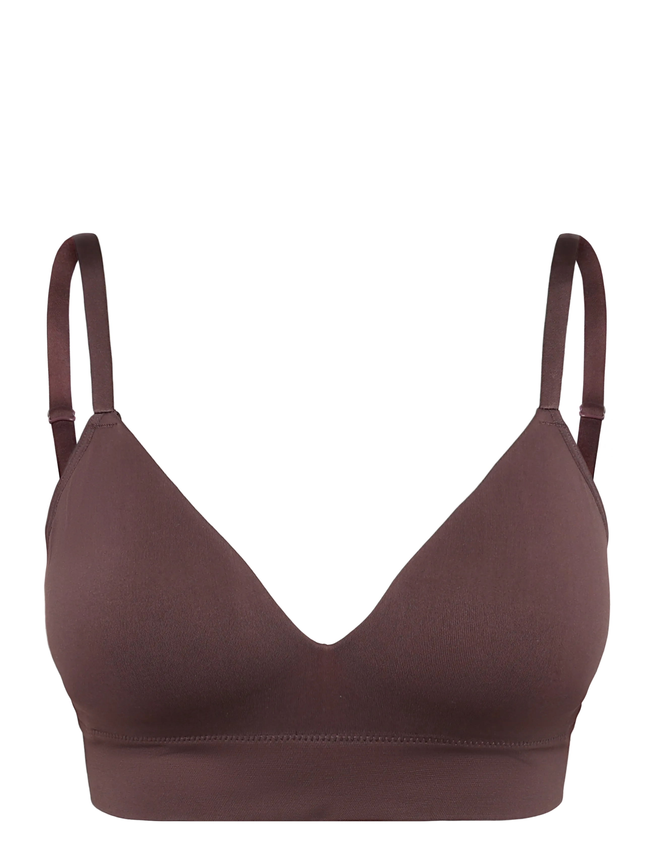 Organic Basics Smooth Padded Bra - Organic Basics - MOODY / brown