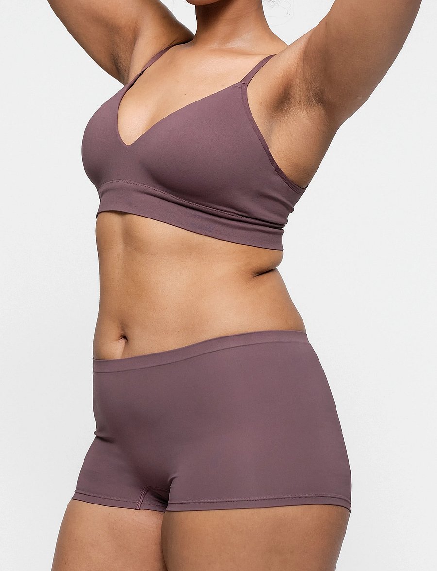 Organic Basics - Smooth Padded Bra - bralette - moody - 3