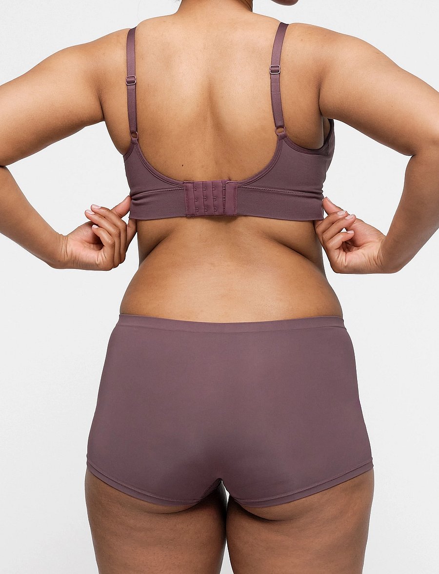 Organic Basics - Smooth Padded Bra - bralette - moody - 4