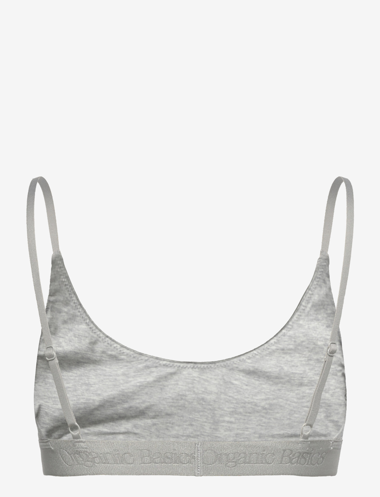 Organic Basics - Core Open Back Scoop Bralette - rinnahoidja - grey melange - 1
