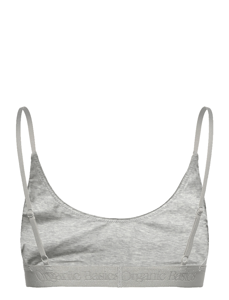 Organic Basics - Core Open Back Scoop Bralette - rinnahoidja - grey melange - 1