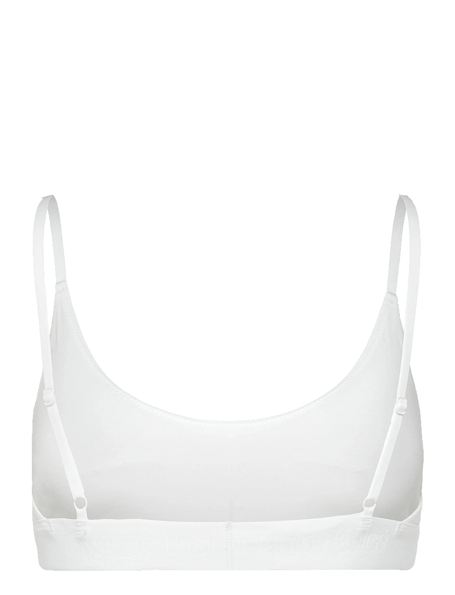 Organic Basics - Core Open Back Scoop Bralette - bralette - white - 1