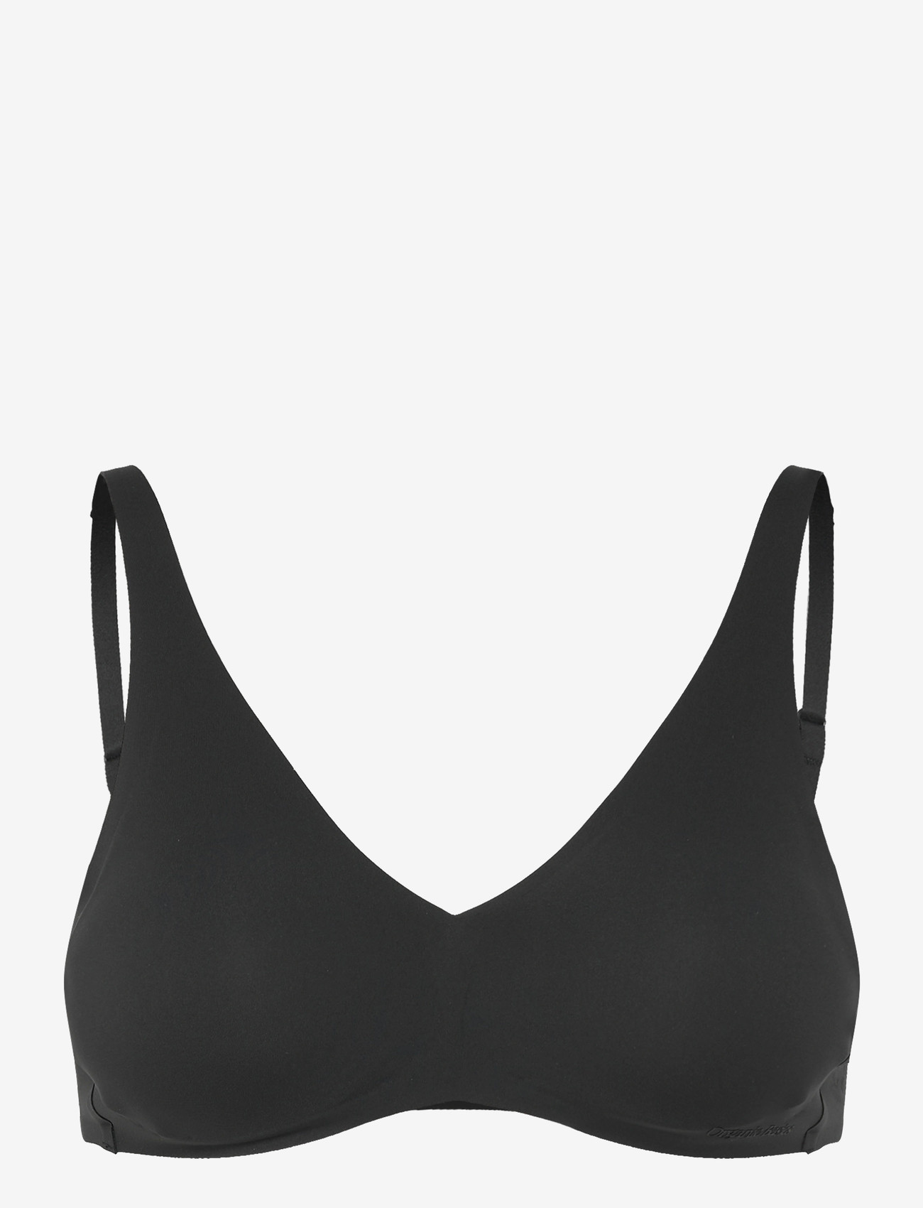 Organic Basics - Bare Plunge Bralette - bralette - black - 0