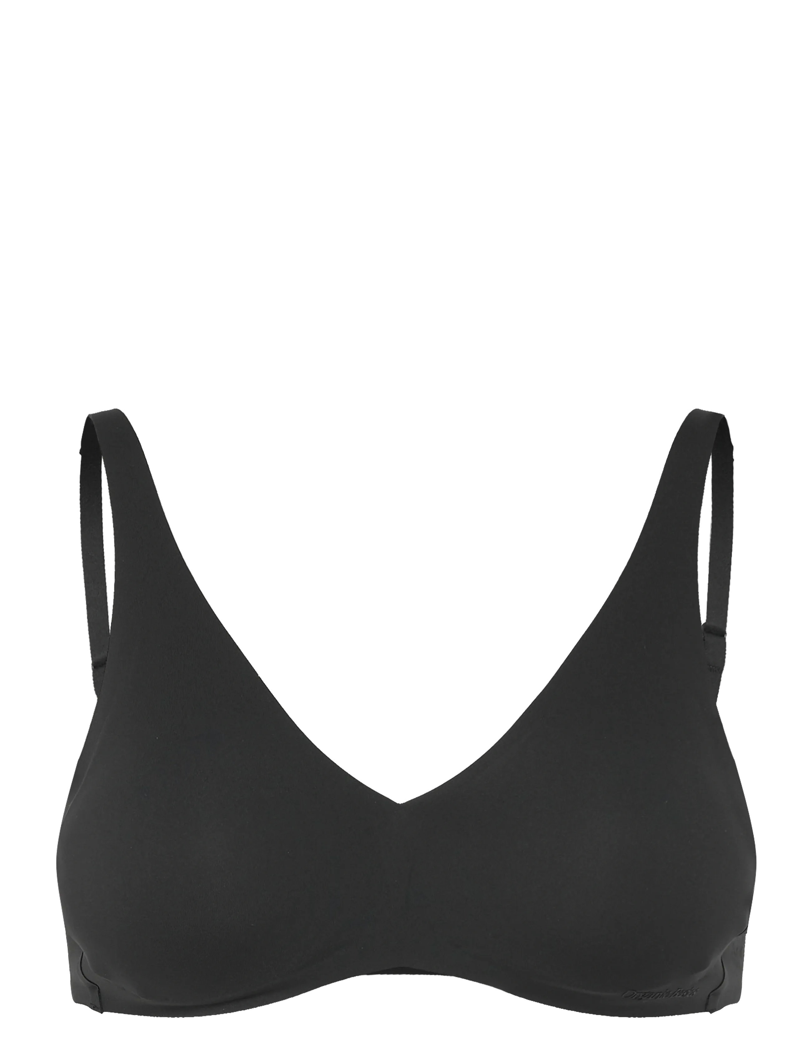 Organic Basics Bare Plunge Bralette - Undertøj - BLACK / black