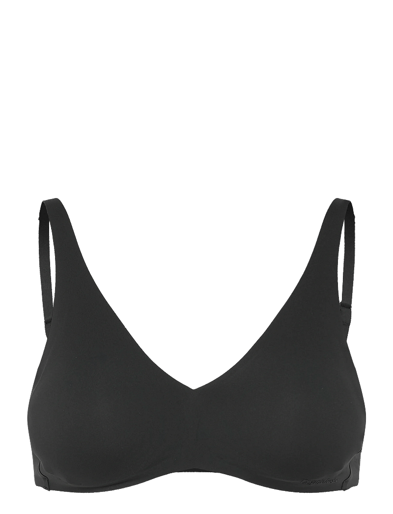 Organic Basics - Bare Plunge Bralette - bralette - black - 0