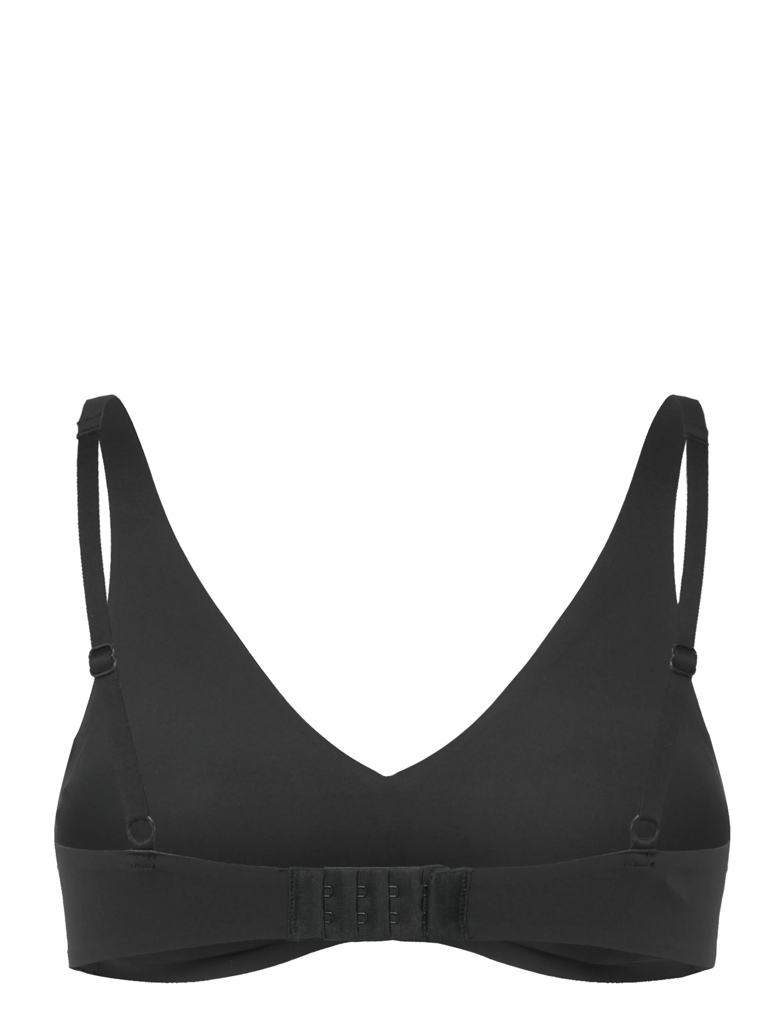 Organic Basics - Bare Plunge Bralette - braletki - black - 1