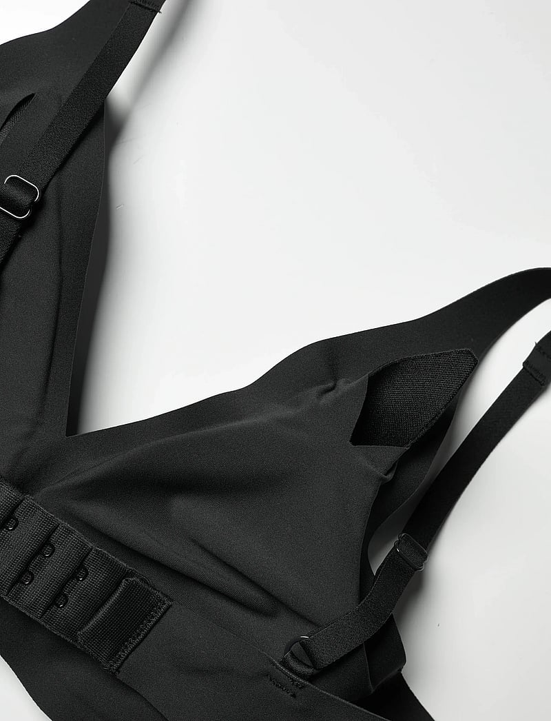 Organic Basics - Bare Plunge Bralette - bralette - black - 3