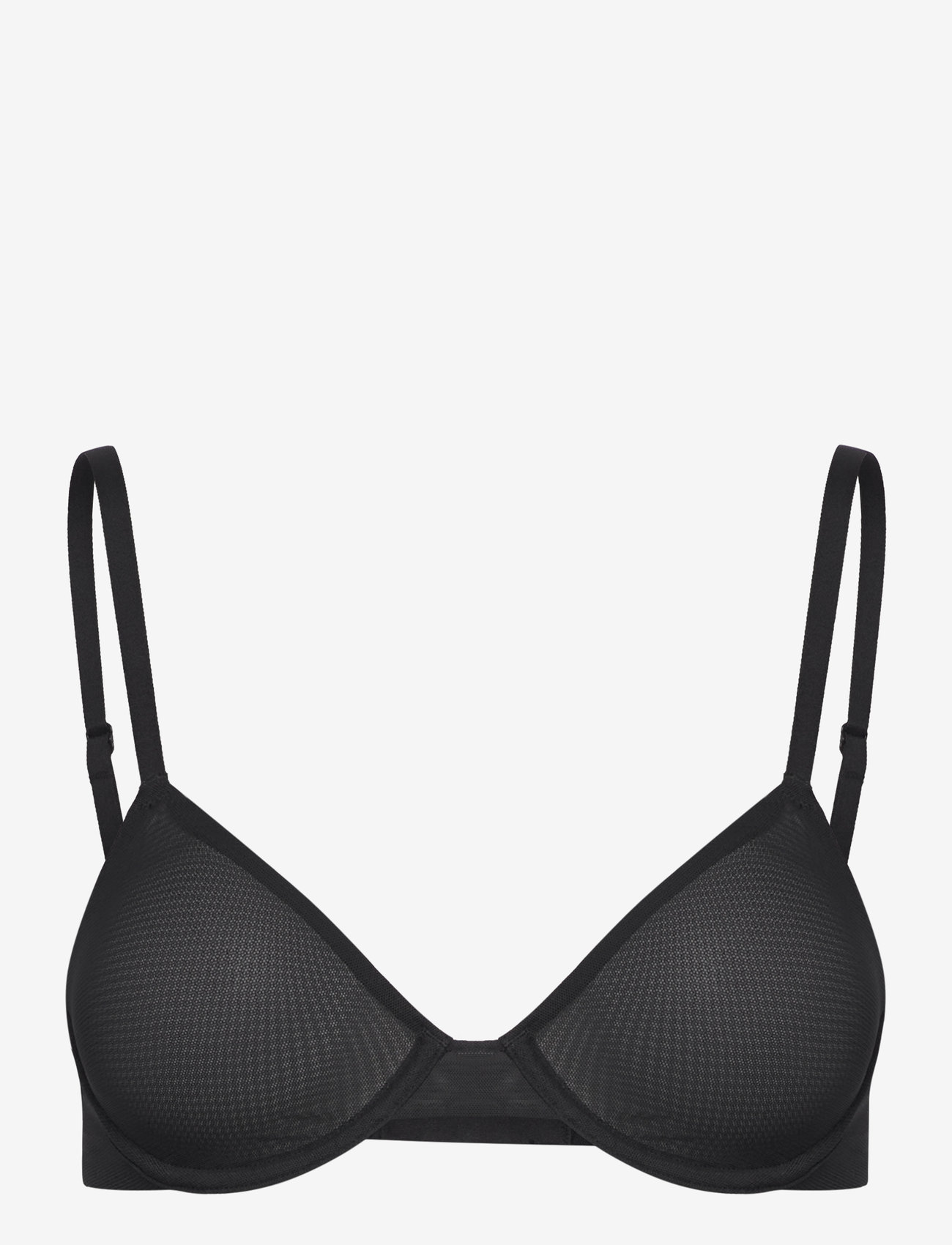 Organic Basics - Mesh Unlined Demi Bra - black - 0