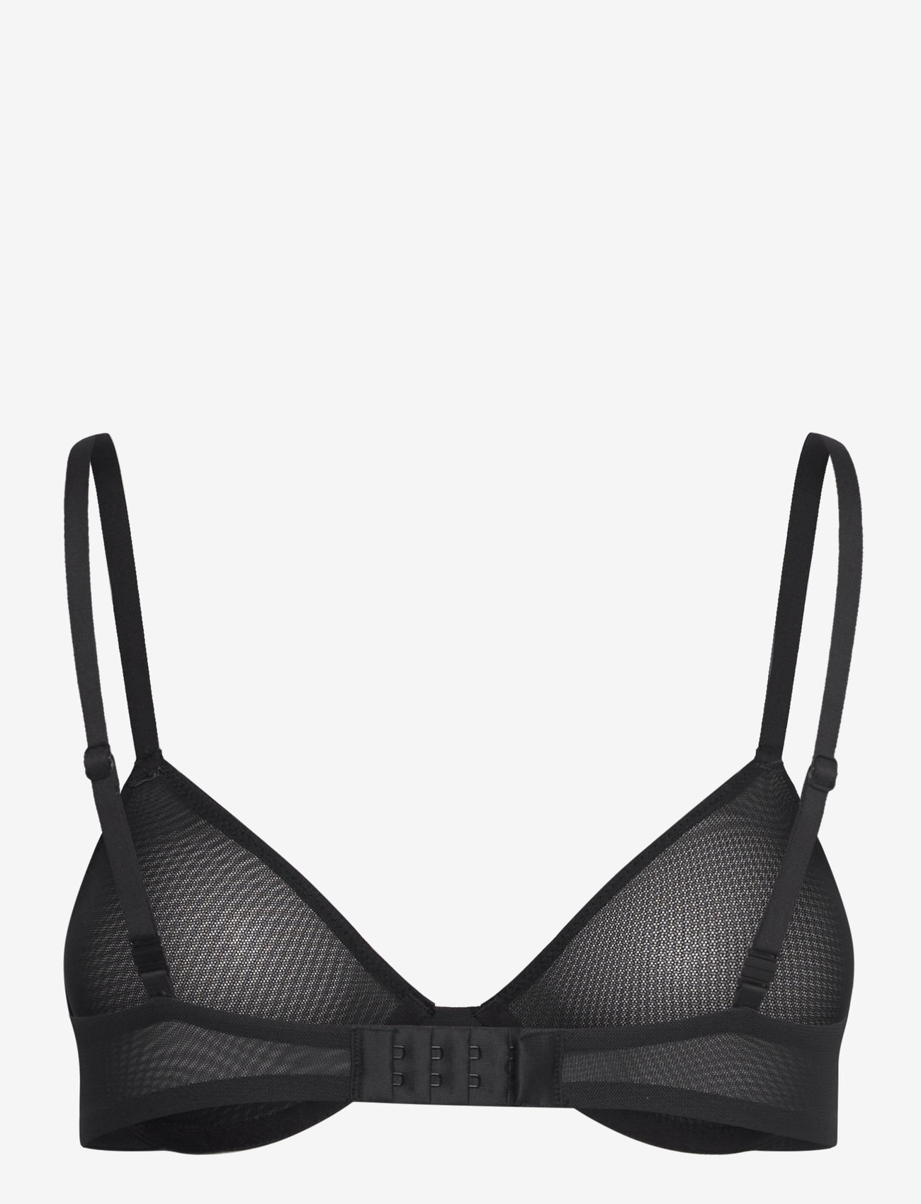 Organic Basics - Mesh Unlined Demi Bra - black - 1