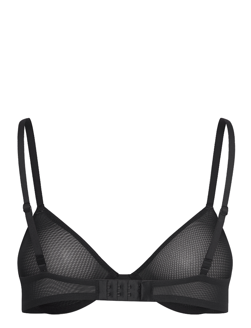 Organic Basics - Mesh Unlined Demi Bra - bøjle-bh’er - black - 1