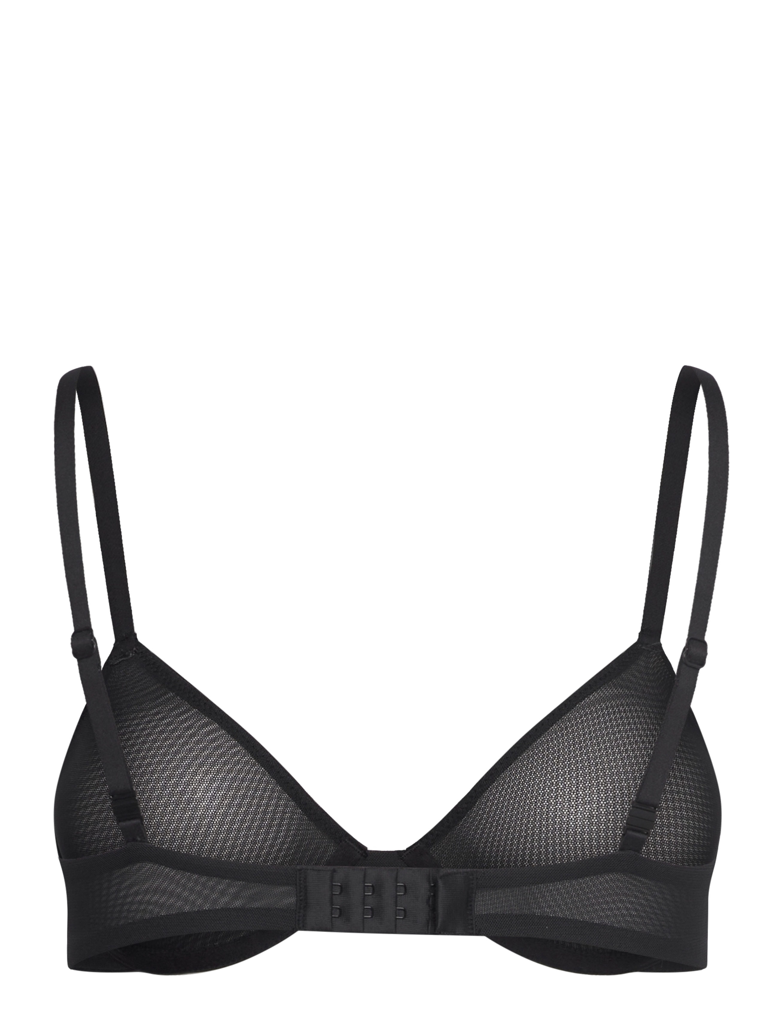 Organic Basics - Mesh Unlined Demi Bra - bøjle-bh’er - black - 2