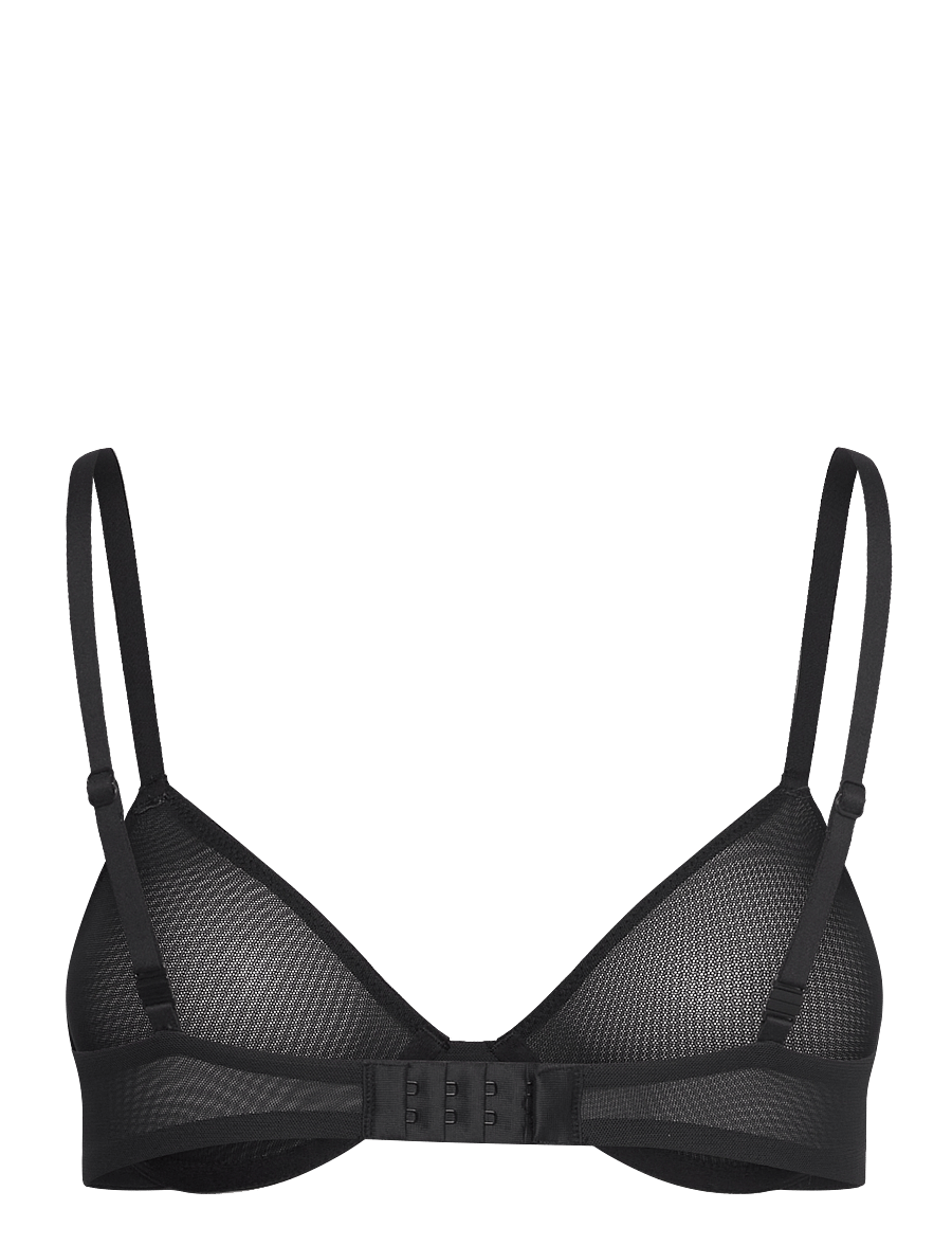 Organic Basics - Mesh Unlined Demi Bra - bøjle-bh’er - black - 2