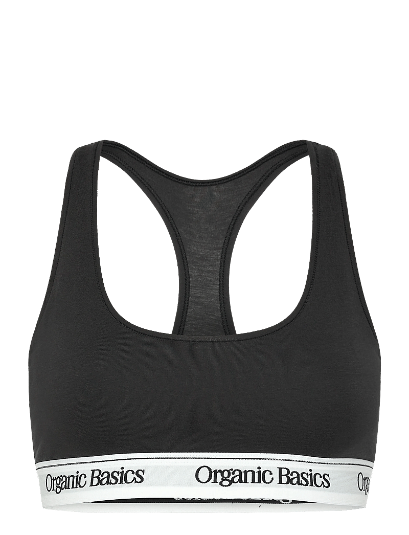 Organic Basics - Easy Tank Bra - tank-top-bhs - black - 0