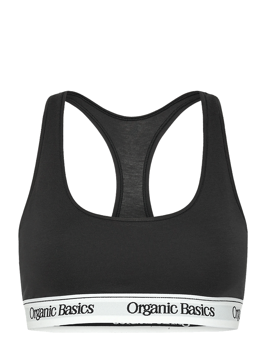 Organic Basics - Easy Tank Bra - tank top-bh'er - black - 0