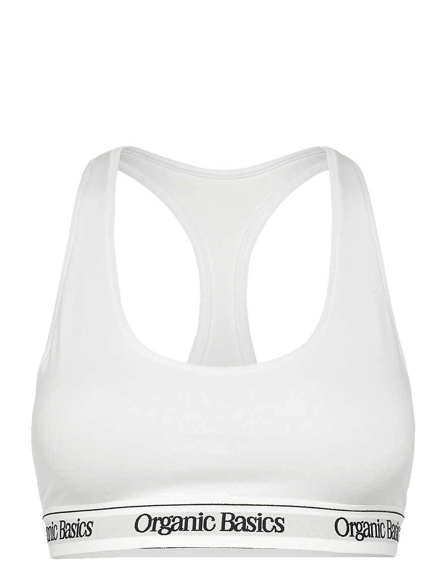 Organic Basics - Easy Tank Bra - tank top-bh'er - white - 0
