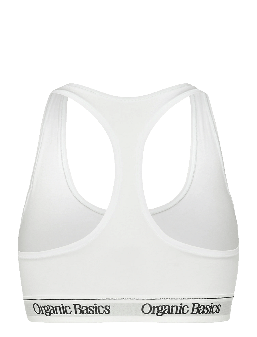 Organic Basics - Easy Tank Bra - tank top-bh'er - white - 1