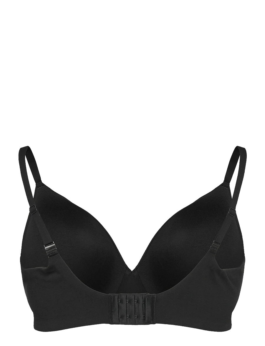 Organic Basics - Core Push-Up Bra - tugikaarteta rinnahoidjad - black - 2