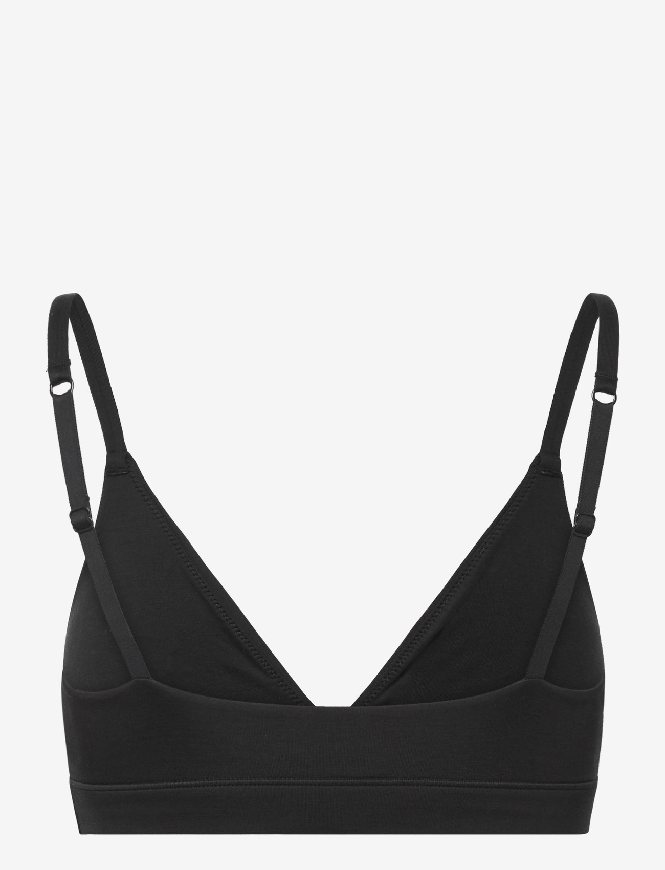 Organic Basics - Soft Touch Veil Triangle Bralette - bralette - black - 2