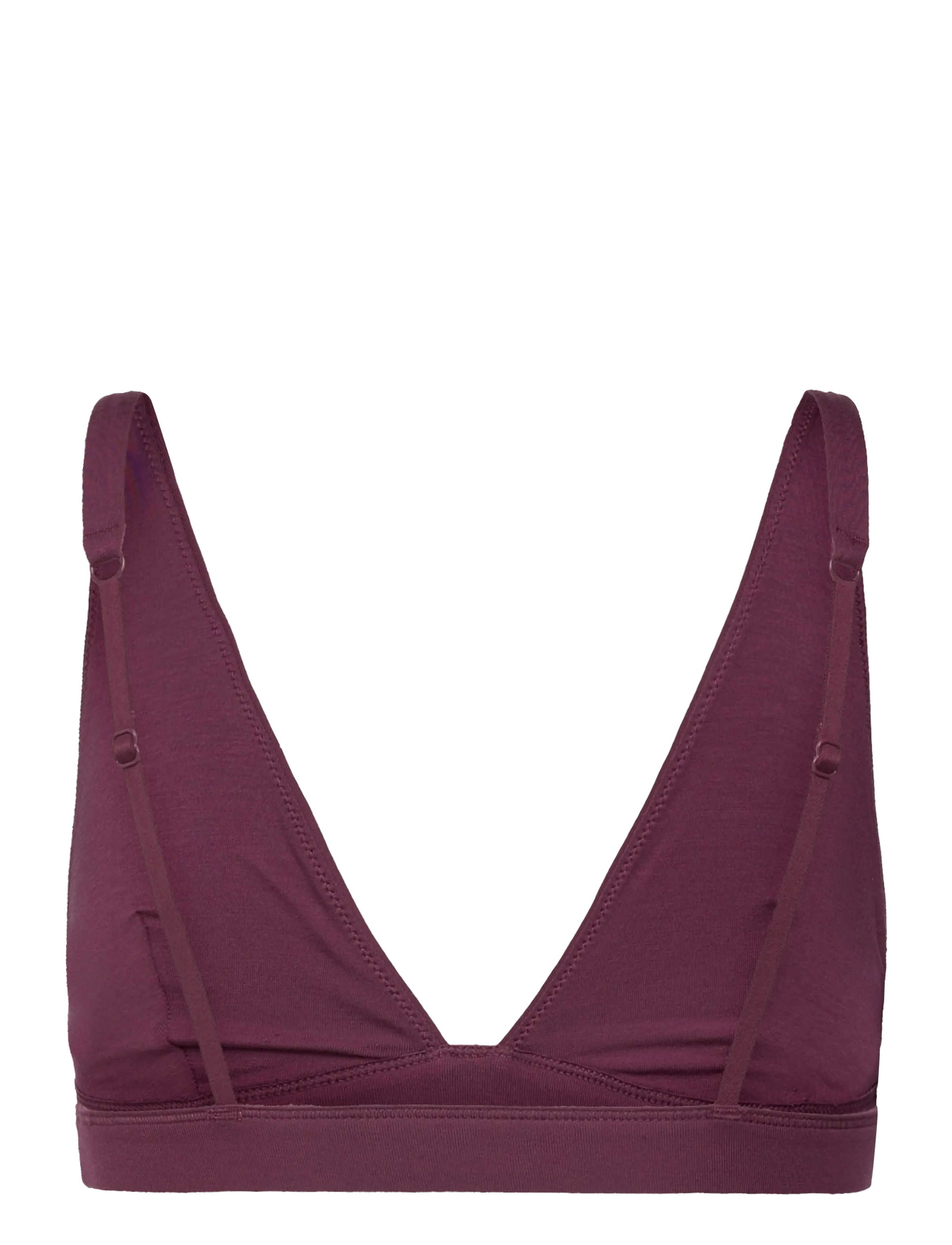 Organic Basics - Soft Touch Veil Plunge Bralette - bralette krūšturi - fig - 2