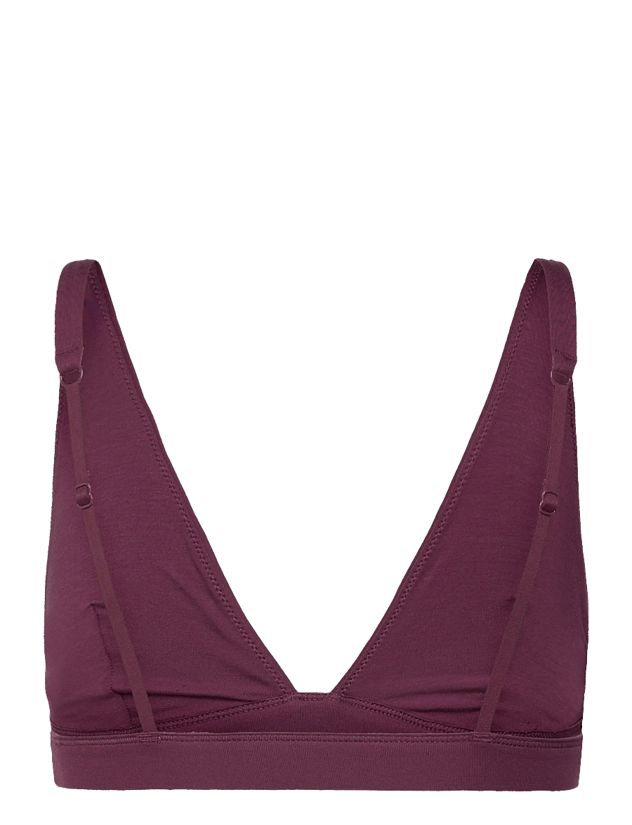 Organic Basics - Soft Touch Veil Plunge Bralette - bralette krūšturi - fig - 2