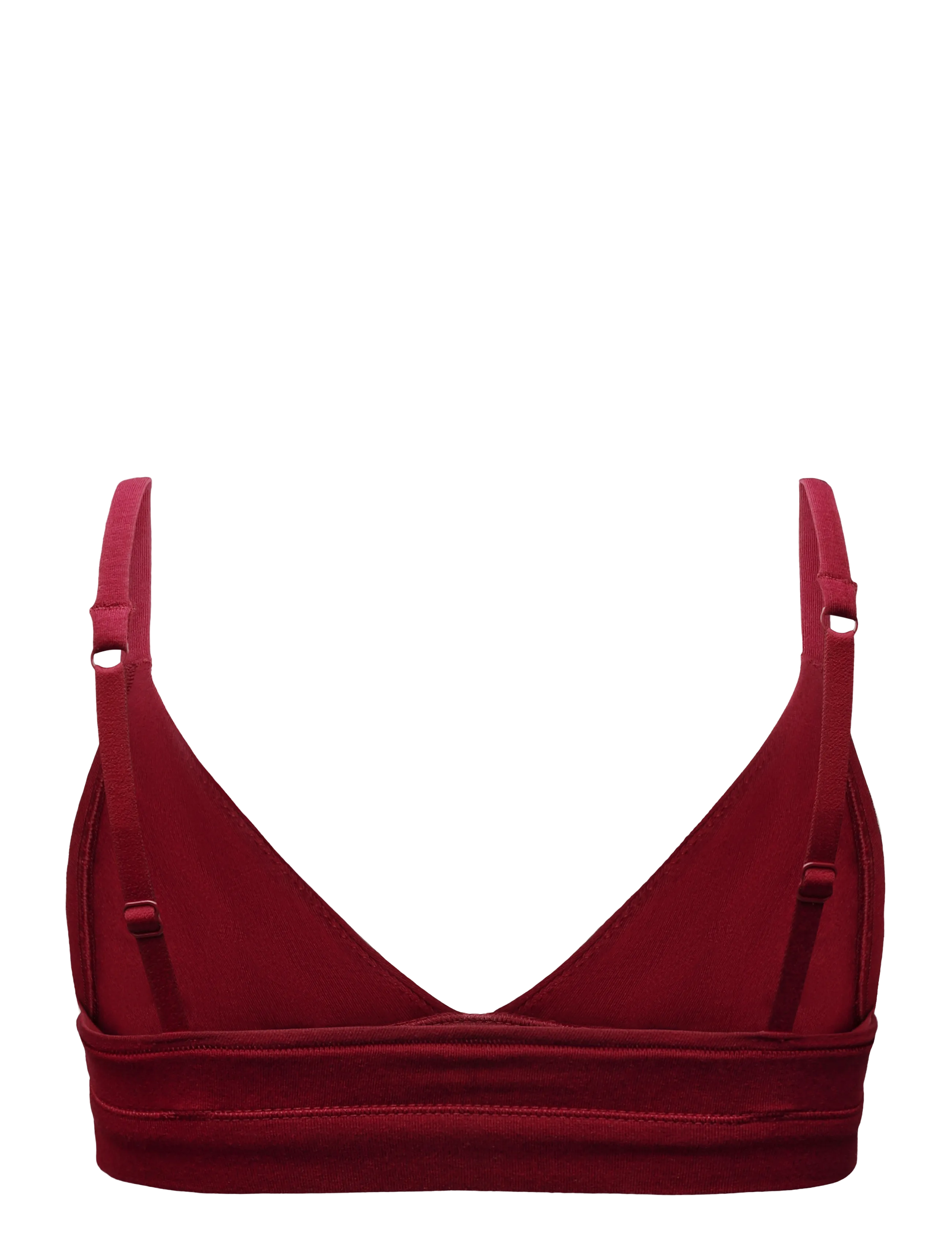 Organic Basics - Flex Triangle Bralette - braletid - cranberry - 2