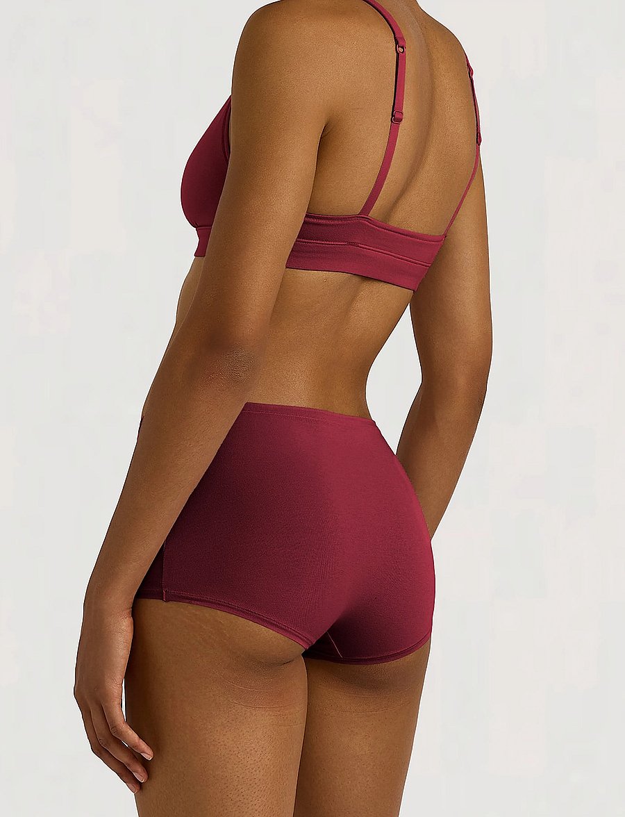 Organic Basics - Flex Triangle Bralette - braletid - cranberry - 3