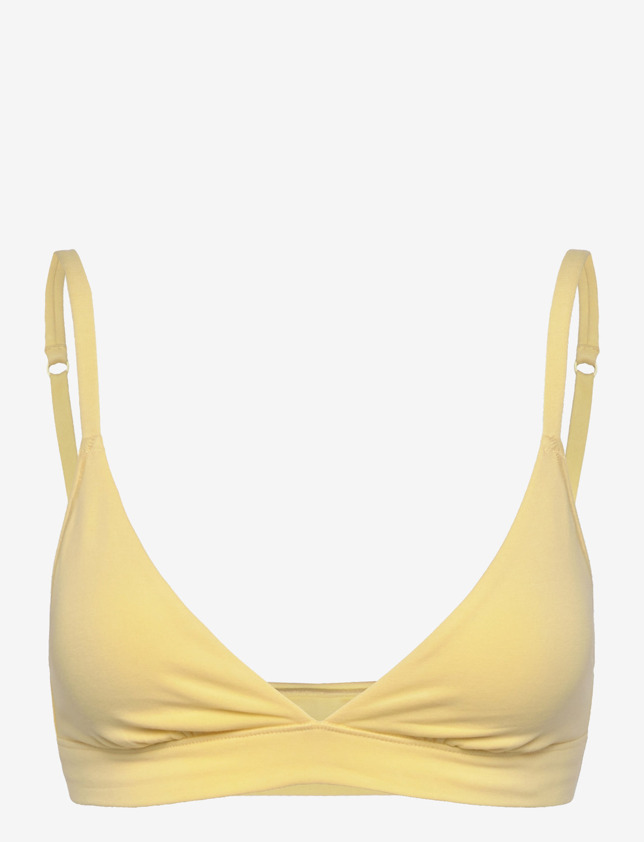 Organic Basics - Flex Triangle Bralette - bralette - light lemon - 1