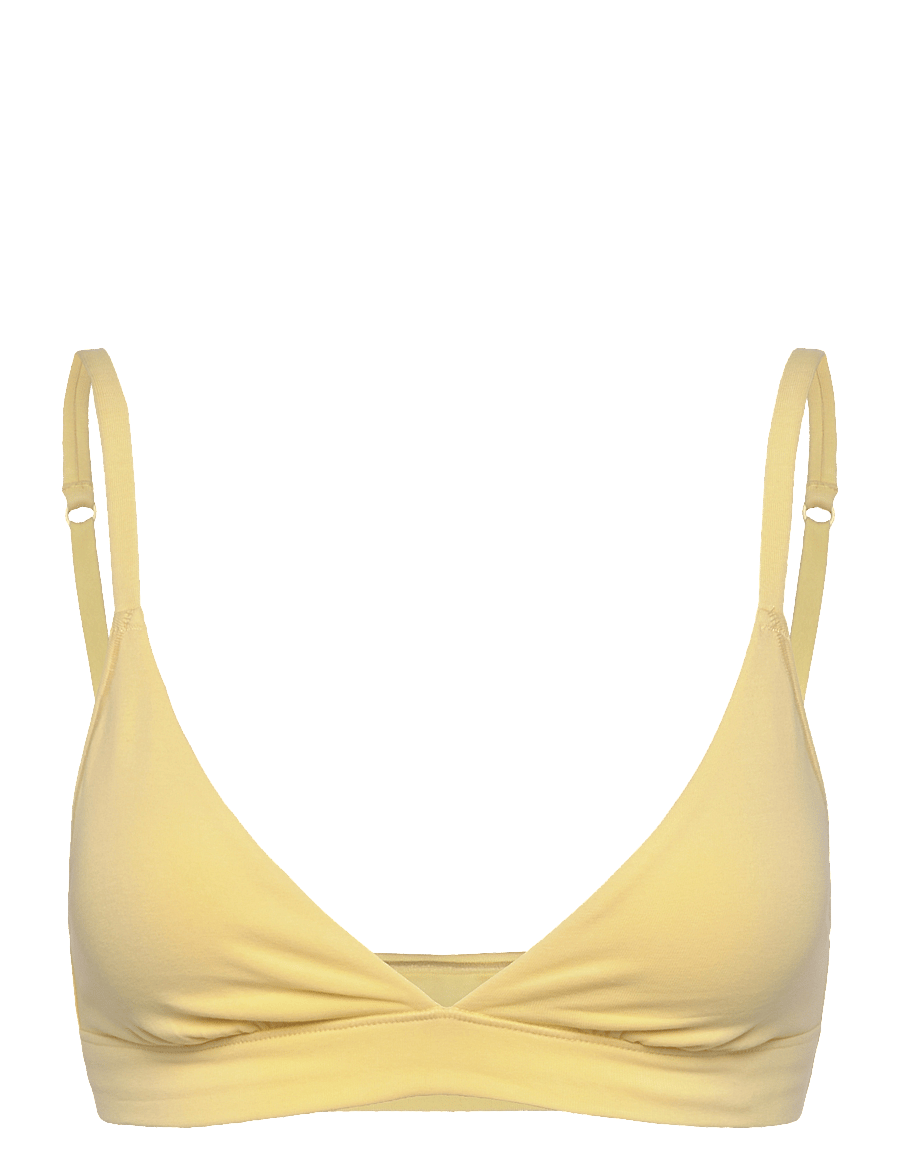 Organic Basics - Flex Triangle Bralette - bralette - light lemon - 1