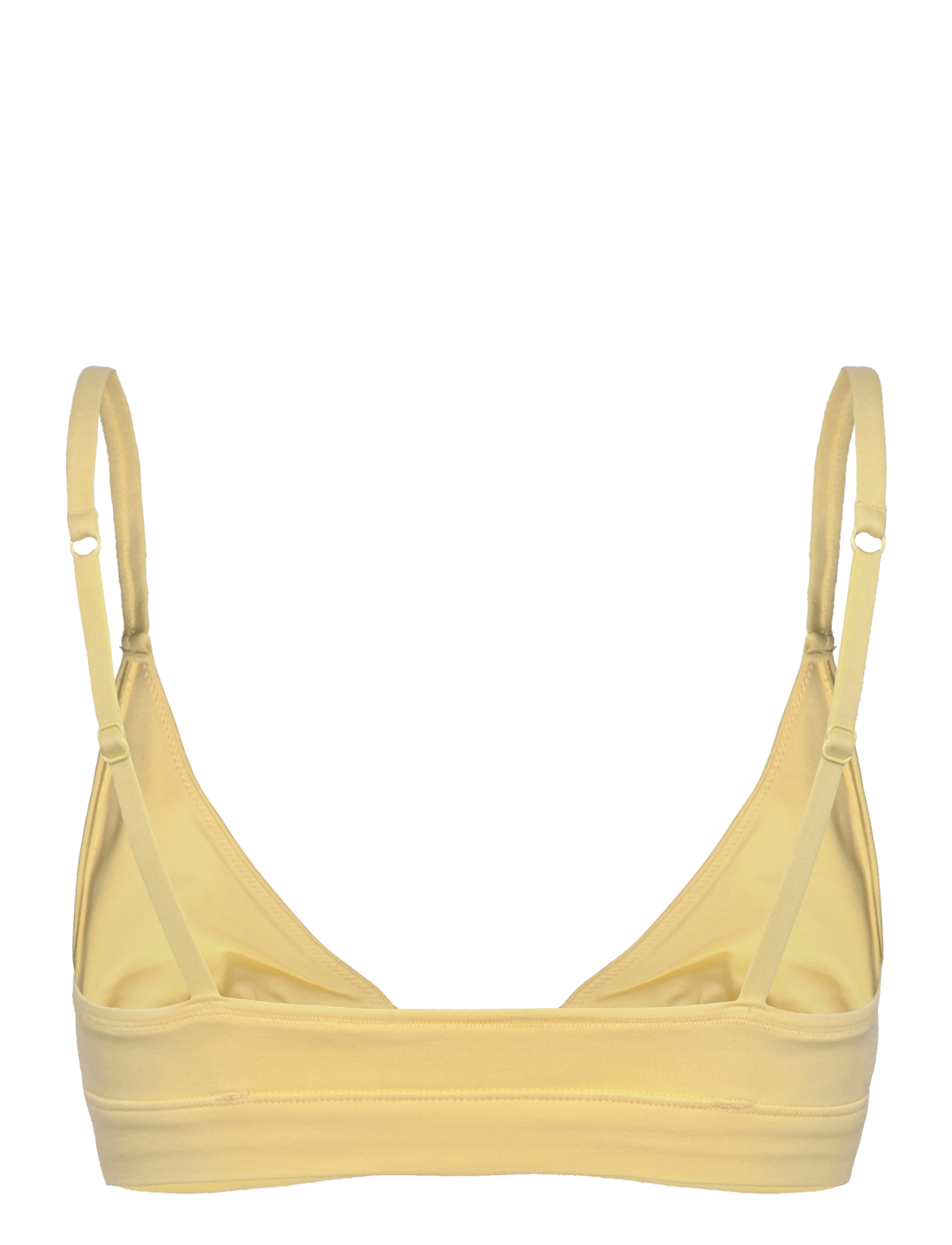Organic Basics - Flex Triangle Bralette - bralette - light lemon - 2