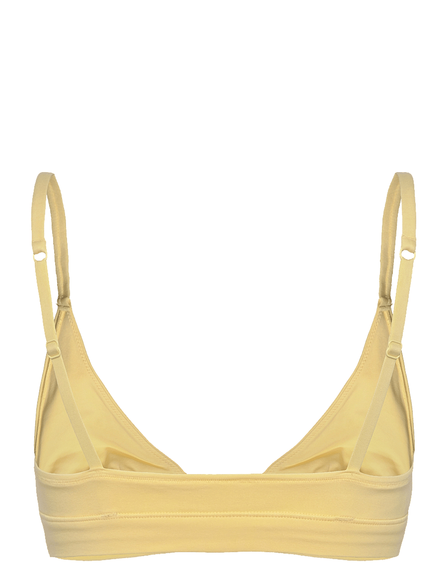 Organic Basics - Flex Triangle Bralette - bralette - light lemon - 2