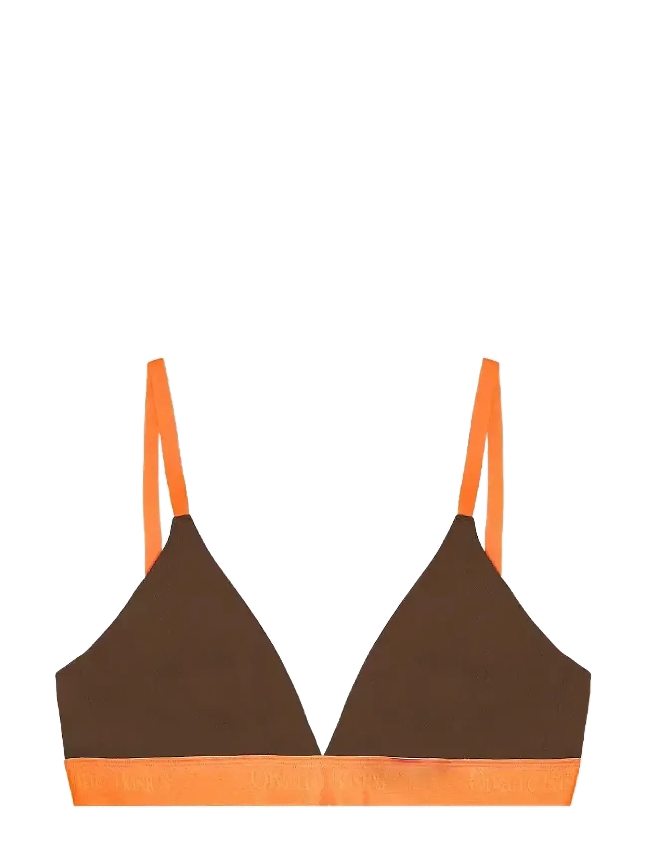 Organic Basics Core Play Triangle Bralette - Underkläder - WALNUT / brown