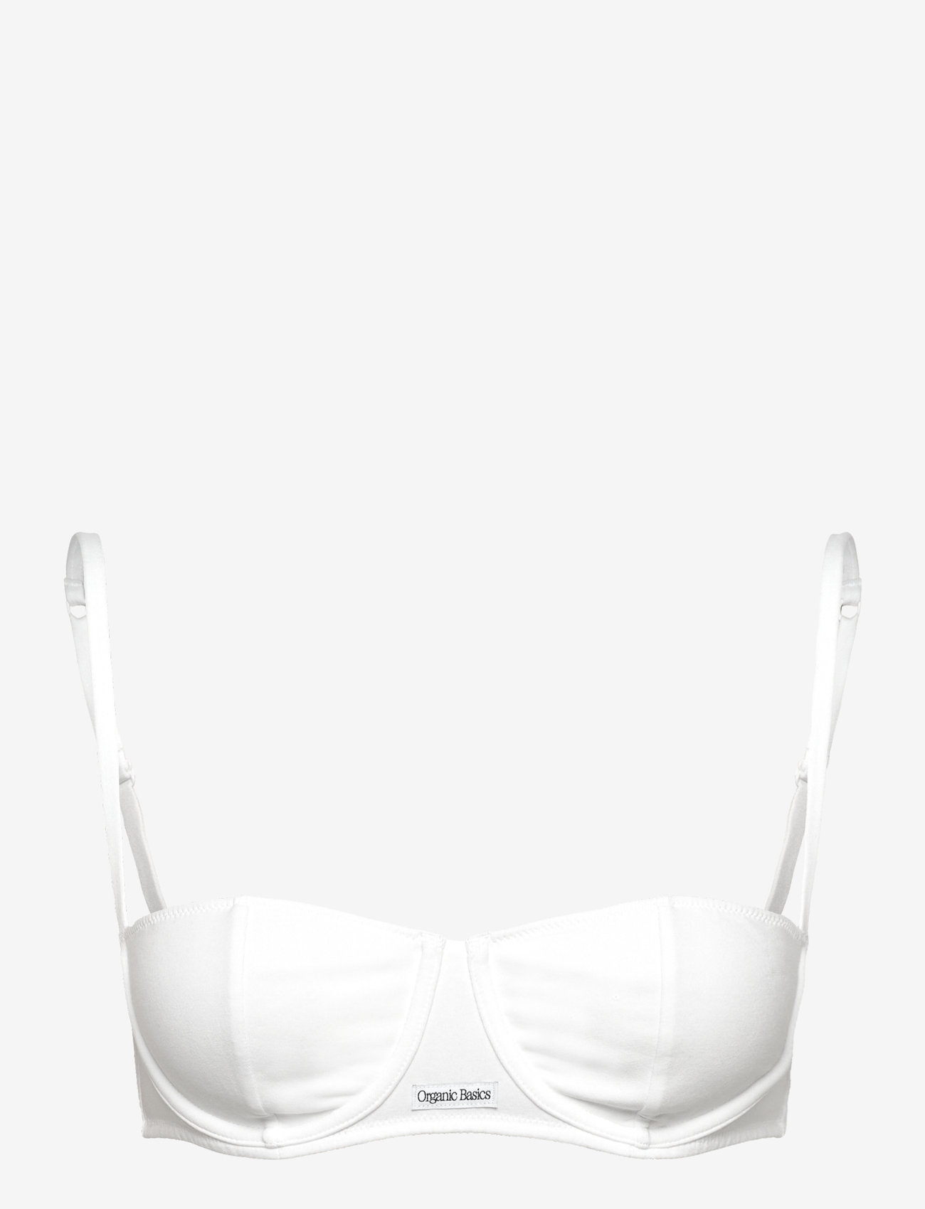 Organic Basics - Core Icon Balconette Bra - balconette-rinnahoidjad - white - 0