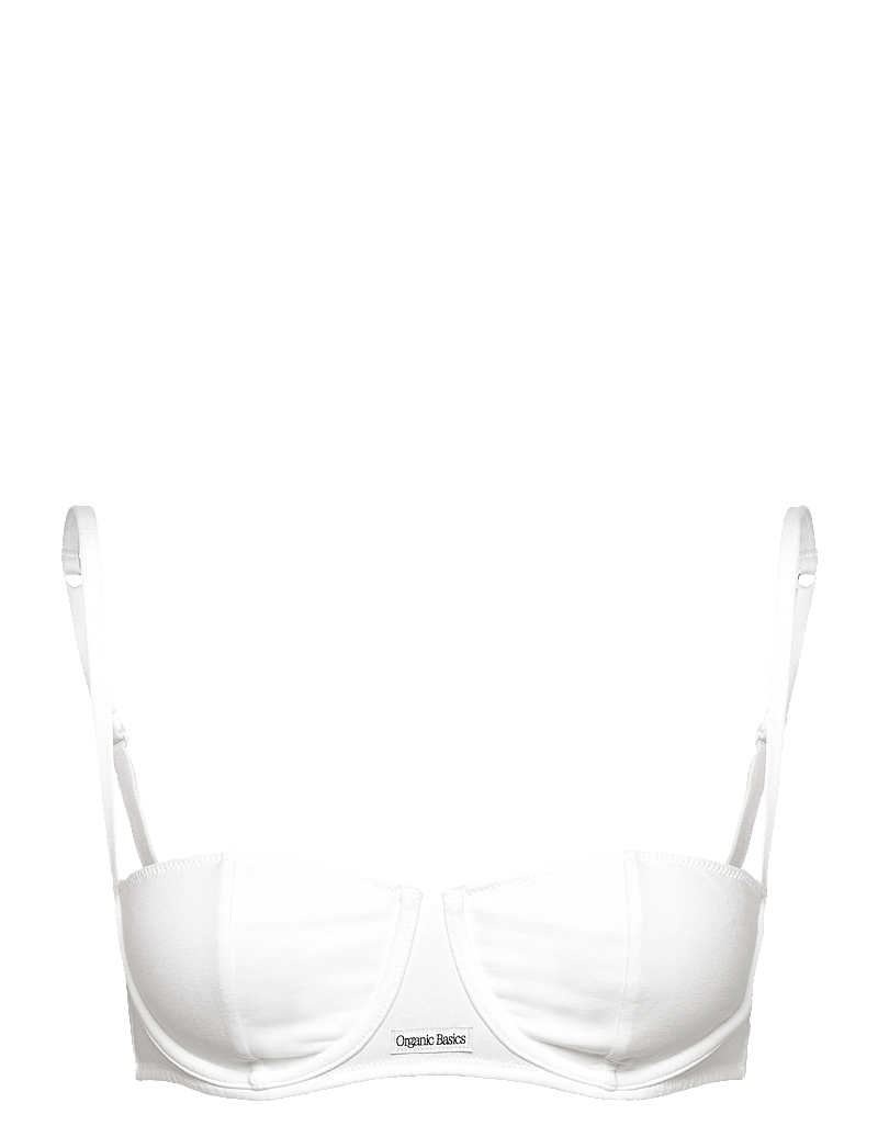 Organic Basics - Core Icon Balconette Bra - balconette-rinnahoidjad - white - 0