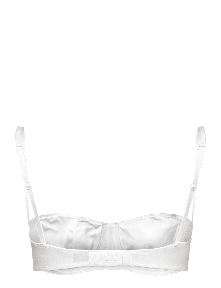 Organic Basics - Core Icon Balconette Bra - rintaliivit - white - 2